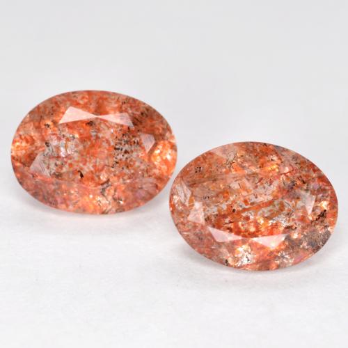 Achetez naturel 2.38ct Orange moyen Pierre de Soleil  gems, Coupe ovale, En provenance Inde chez GemSelect. En stock, livraison internationale!