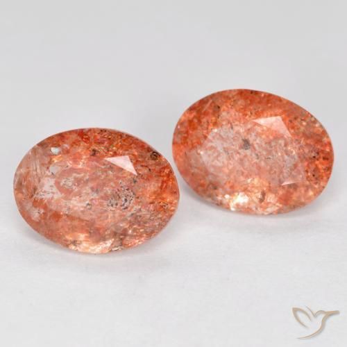 Shop natural 2.32ct Orange rougeâtre Pierre de soleil gems, ovale, from Inde at GemSelect. In stock, global shipping!