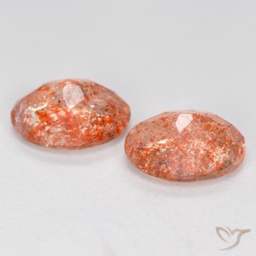 Shop natural 2.32ct Orange rougeâtre Pierre de soleil gems, ovale, from Inde at GemSelect. In stock, global shipping!
