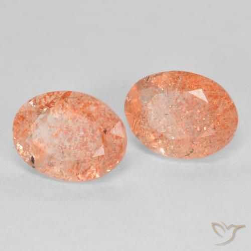 Shop natural 2.53ct Orange rougeâtre Pierre de soleil gems, ovale, from Inde at GemSelect. In stock, global shipping!