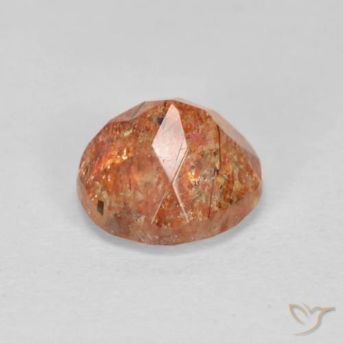 Pierre de soleil Orange gingembre naturelle Tour, 1.33 ct, Translucide