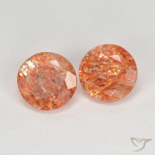 Shop natural 2.25ct Orange chaud Pierre de soleil gems, Tour, from Inde at GemSelect. In stock, global shipping!