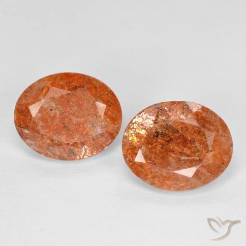 Shop natural 4.80ct Orange rougeâtre Pierre de soleil gems, ovale, from Inde at GemSelect. In stock, global shipping!