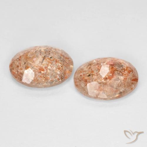 Shop natural 4.08ct Orange clair Pierre de soleil gems, ovale, from Inde at GemSelect. In stock, global shipping!