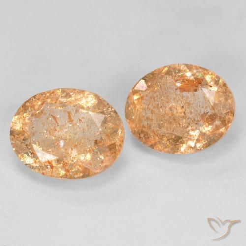 Shop natural 4.83ct Doré pêche léger Pierre de soleil gems, ovale, from Inde at GemSelect. In stock, global shipping!