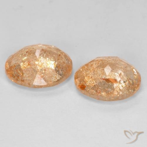 Shop natural 4.83ct Doré pêche léger Pierre de soleil gems, ovale, from Inde at GemSelect. In stock, global shipping!