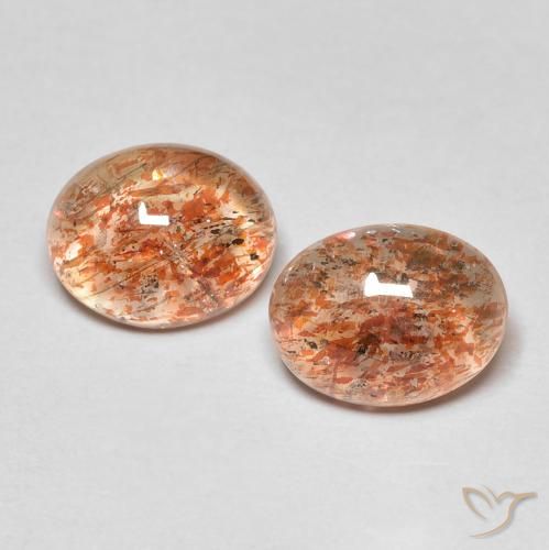Shop natural 3.93ct Orange clair Pierre de soleil gems, ovale, from Inde at GemSelect. In stock, global shipping!