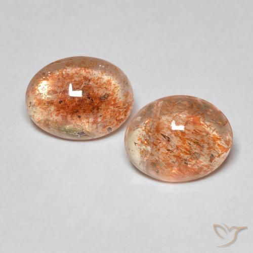 Shop natural 3.14ct Orange chaud Pierre de soleil gems, ovale, from Inde at GemSelect. In stock, global shipping!