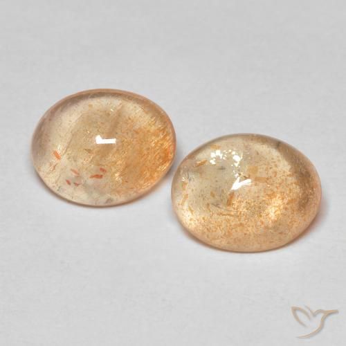 Shop natural 3.30ct Orange pêche léger Pierre de soleil gems, ovale, from Inde at GemSelect. In stock, global shipping!