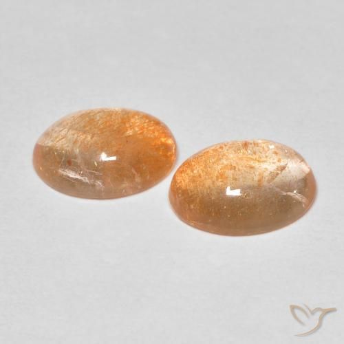 Shop natural 3.30ct Orange pêche léger Pierre de soleil gems, ovale, from Inde at GemSelect. In stock, global shipping!