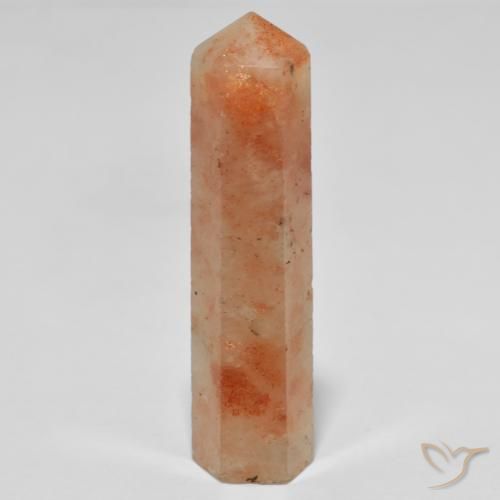 Pierre de soleil Mocha Orange naturelle Fantaisie, 38.34 ct, Opaque