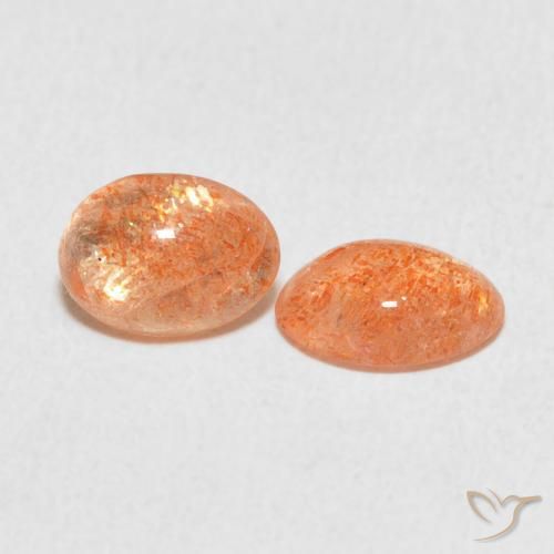 Shop natural 1.78ct Orange gingembre Pierre de soleil gems, ovale, from Inde at GemSelect. In stock, global shipping!