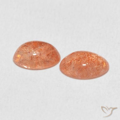 Shop natural 1.78ct Orange gingembre Pierre de soleil gems, ovale, from Inde at GemSelect. In stock, global shipping!