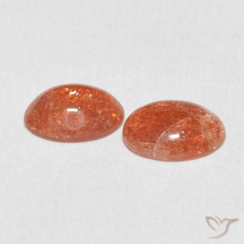 Shop natural 1.83ct Orange rougeâtre Pierre de soleil gems, ovale, from Inde at GemSelect. In stock, global shipping!