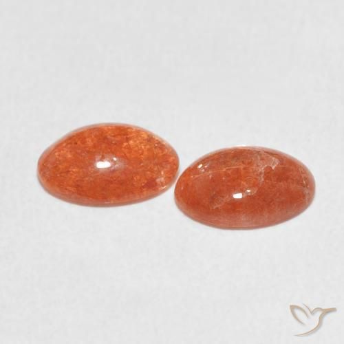 Shop natural 1.80ct Orange pamplemousse Pierre de soleil gems, ovale, from Inde at GemSelect. In stock, global shipping!