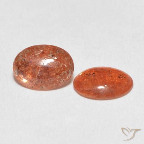 Shop natural 1.58ct Orange rougeâtre Pierre de soleil gems, ovale, from Inde at GemSelect. In stock, global shipping!