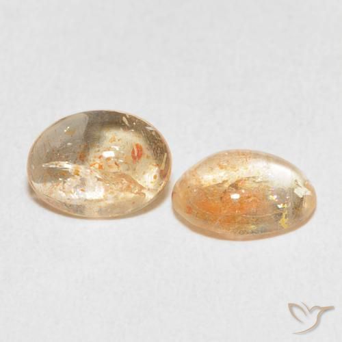 Shop natural 2.29ct Orange pêche léger Pierre de soleil gems, ovale, from Inde at GemSelect. In stock, global shipping!