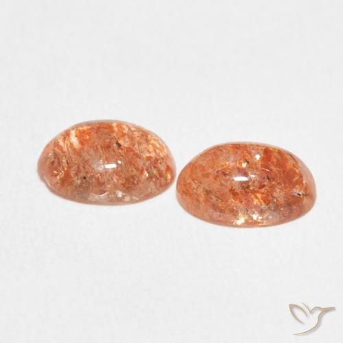 Shop natural 2.20ct Orange tigre léger Pierre de soleil gems, ovale, from Inde at GemSelect. In stock, global shipping!