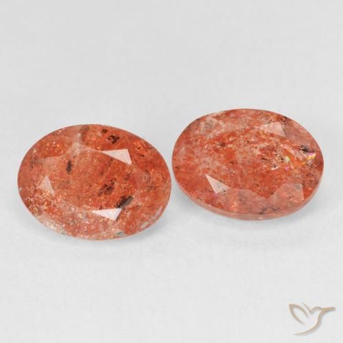 Shop natural 2.40ct Orange rougeâtre Pierre de soleil gems, ovale, from Inde at GemSelect. In stock, global shipping!