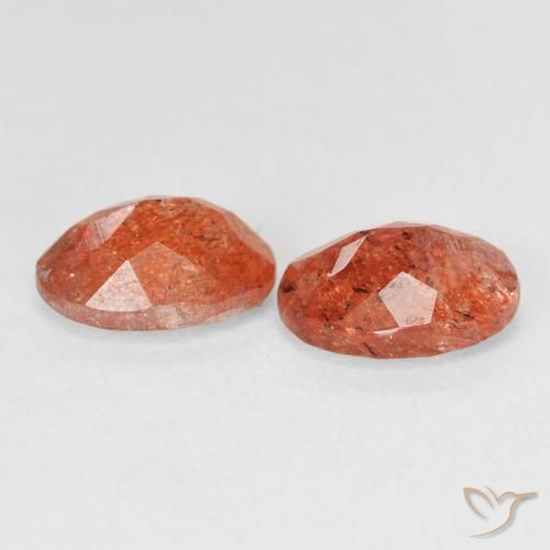 Shop natural 2.40ct Orange rougeâtre Pierre de soleil gems, ovale, from Inde at GemSelect. In stock, global shipping!