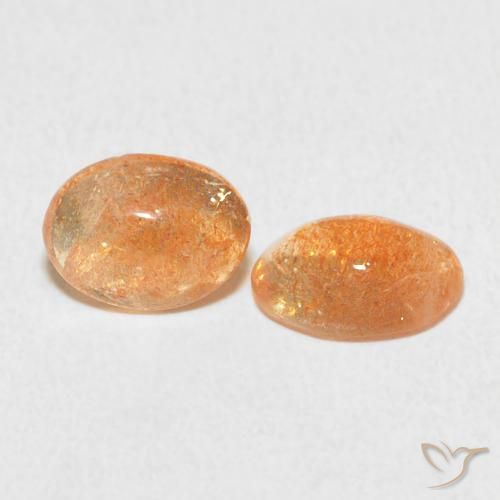 Shop natural 2.08ct Orange pêche léger Pierre de soleil gems, ovale, from Inde at GemSelect. In stock, global shipping!