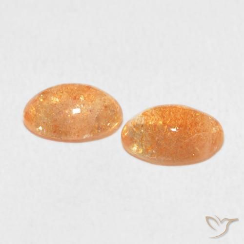 Shop natural 2.08ct Orange pêche léger Pierre de soleil gems, ovale, from Inde at GemSelect. In stock, global shipping!