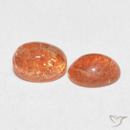 Shop natural 2.12ct Orange rougeâtre Pierre de soleil gems, ovale, from Inde at GemSelect. In stock, global shipping!