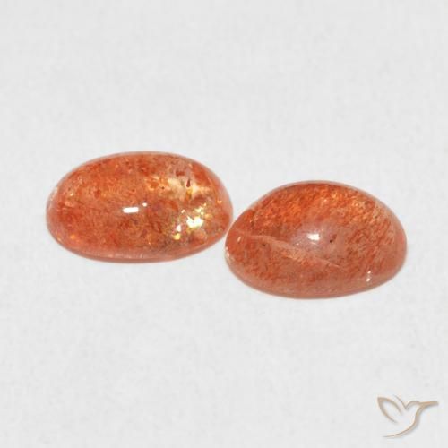 Shop natural 2.12ct Orange rougeâtre Pierre de soleil gems, ovale, from Inde at GemSelect. In stock, global shipping!