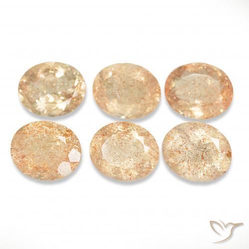 Shop natural 24.73ct Orange clair Pierre de soleil gems, ovale, from Inde at GemSelect. In stock, global shipping!