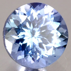 Tanzanite Bleu naturelle Coupe roude, 1.02 ct, VS