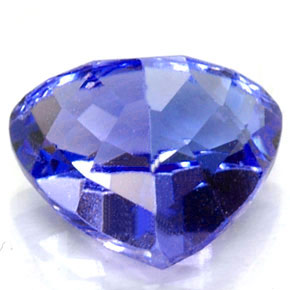 Tanzanite bleue naturelle trillion, 1,31 ct, VVS-VS