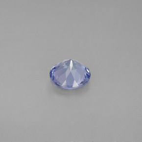 Tanzanite bleu violet naturelle coupe roude, 0,82 ct, VS