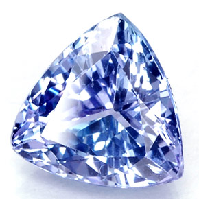 Tanzanite Violet Bleu naturelle Trillion, 1.25 ct, VVS-VS