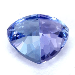 Tanzanite Violet Bleu naturelle Trillion, 1.25 ct, VVS-VS