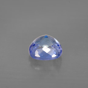 Tanzanite bleue naturelle coupe coussin, 1,48 ct, VS