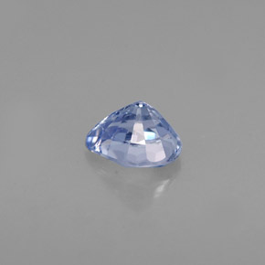 Tanzanite bleue naturelle en forme de poire, 0,52 ct, VVS