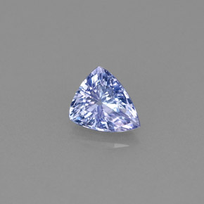 Tanzanite bleue naturelle trillion, 0,68 ct, VVS-VS