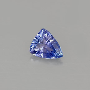 Tanzanite bleue naturelle trillion, 0,62 ct, VVS