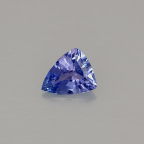 Tanzanite bleue naturelle trillion, 0,62 ct, VVS