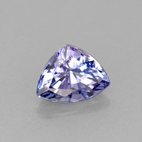 Tanzanite bleue naturelle trillion, 0,57 ct, VVS
