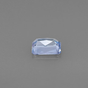 Tanzanite bleue naturelle taille émeraude, 0,53 ct, VVS-VS