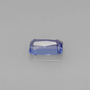Tanzanite Violet Bleu naturelle Taille émeraude, 0.53 ct, SI