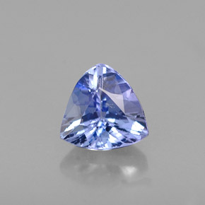 Tanzanite bleue naturelle trillion, 0,44 ct, VVS-VS