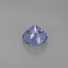 Tanzanite violet naturelle coupe roude, 1,75 ct, VVS-VS