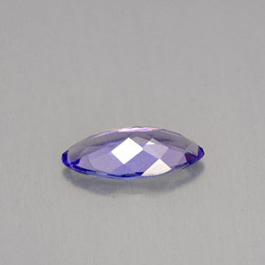 Tanzanite bleue naturelle marquise, 1,03 ct, VVS