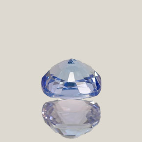 Tanzanite bleue naturelle coupe coussin, 0,80 ct, VVS