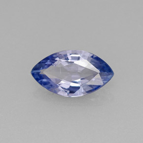 Tanzanite bleue naturelle marquise, 0,78 ct, VS