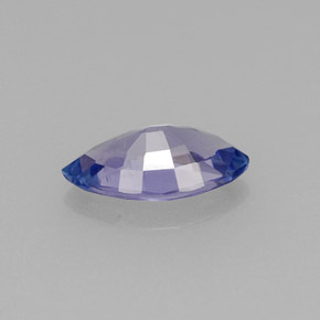 Tanzanite bleue naturelle marquise, 0,78 ct, VS