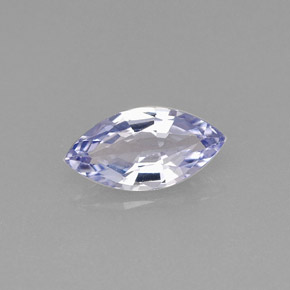 Tanzanite violet naturelle marquise, 0,55 ct, VVS
