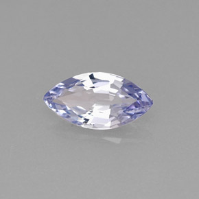 Tanzanite violet naturelle marquise, 0,55 ct, VVS